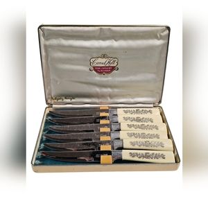 Vintage Carvel Hall Fine Cutlery By Briddell Solingen Steak Knives‎ Germany Made
